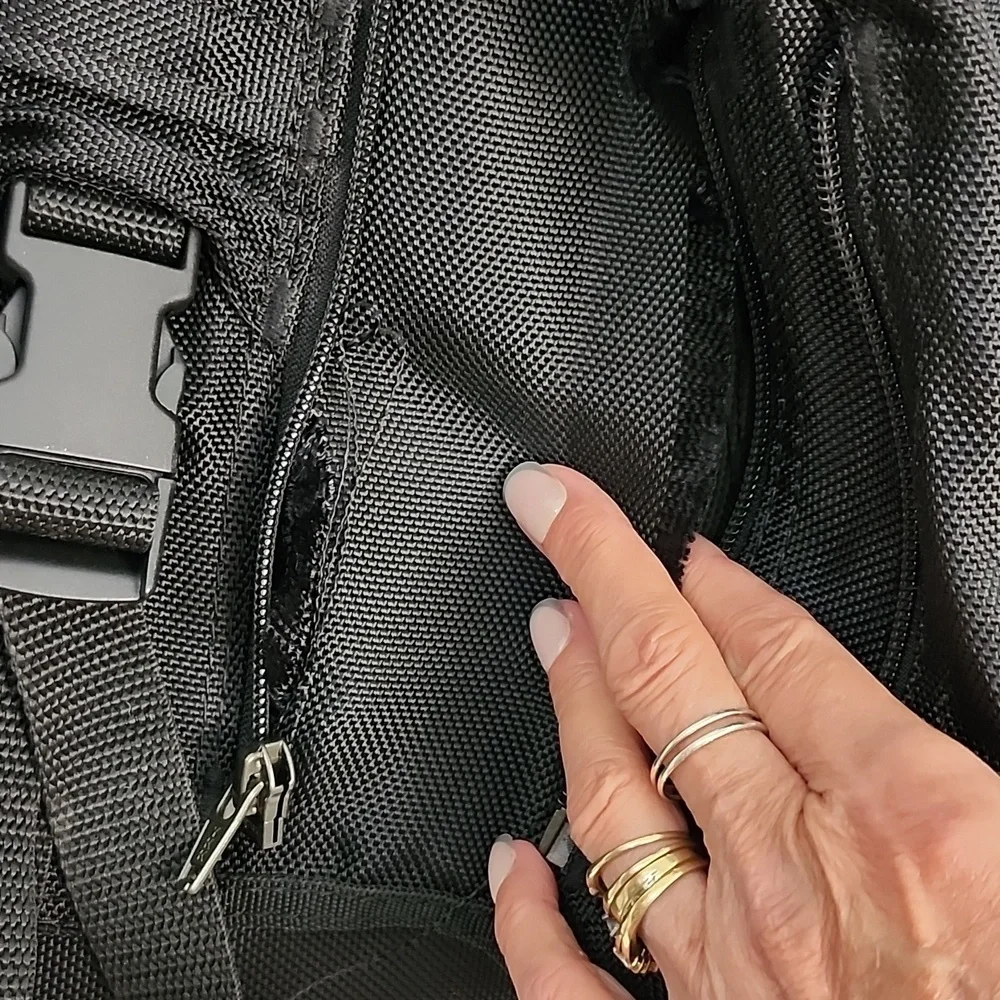 T-Bags Custom Black Convertible Travel Bag Set